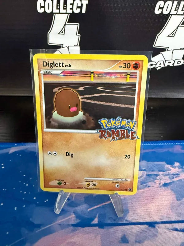 POKÉMON DIGLETT 11 (2009 Pokemon Rumble) LIGHT PLAY – Collect 4 Cards