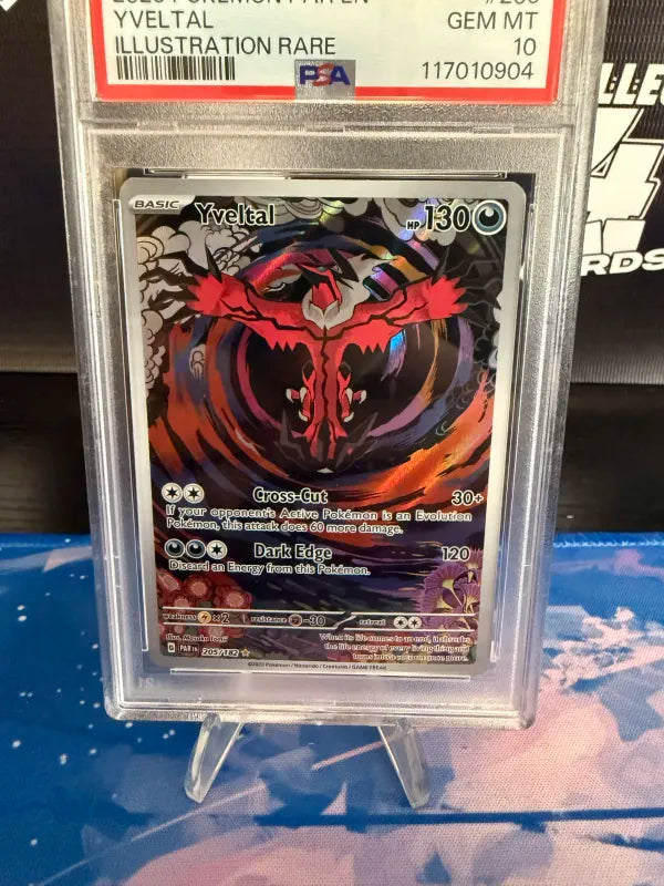 PSA 10 - POKÉMON YVELTAL 205 ILLUSTRATION RARE (2023 Paradox Rift)