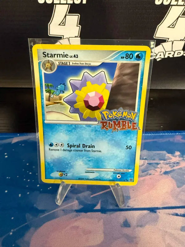 POKÉMON STARMIE 5 (2009 Pokemon Rumble) LIGHT PLAY