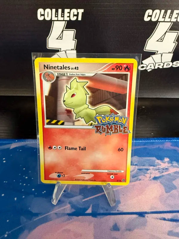 POKÉMON NINETALES 3 (2009 Pokemon Rumble) LIGHT PLAY