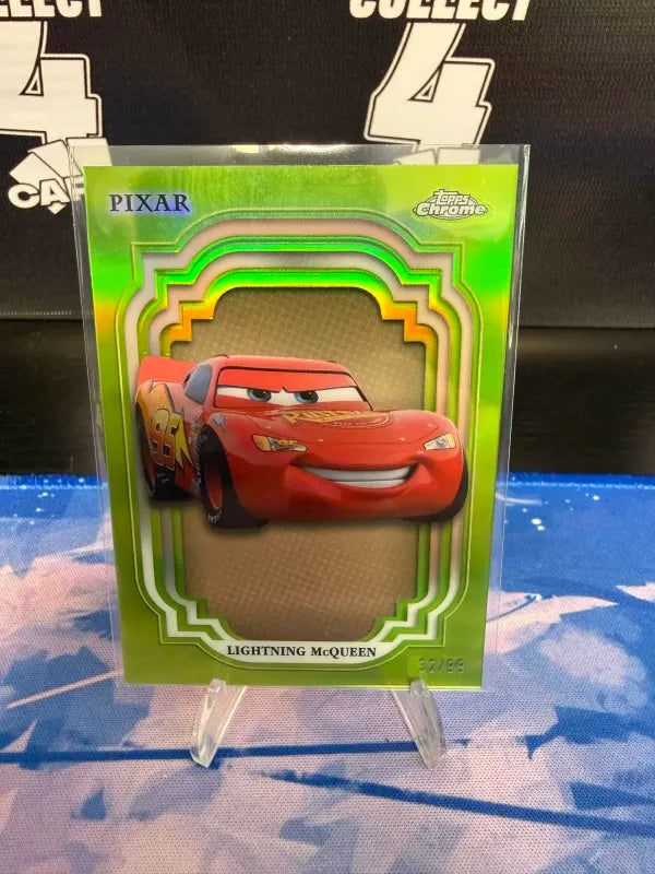 TOPPS CHROME LIGHTNING McQUEEN NO. REFRACTOR [32/99] (Topps CHROME 2025) NEAR MINT