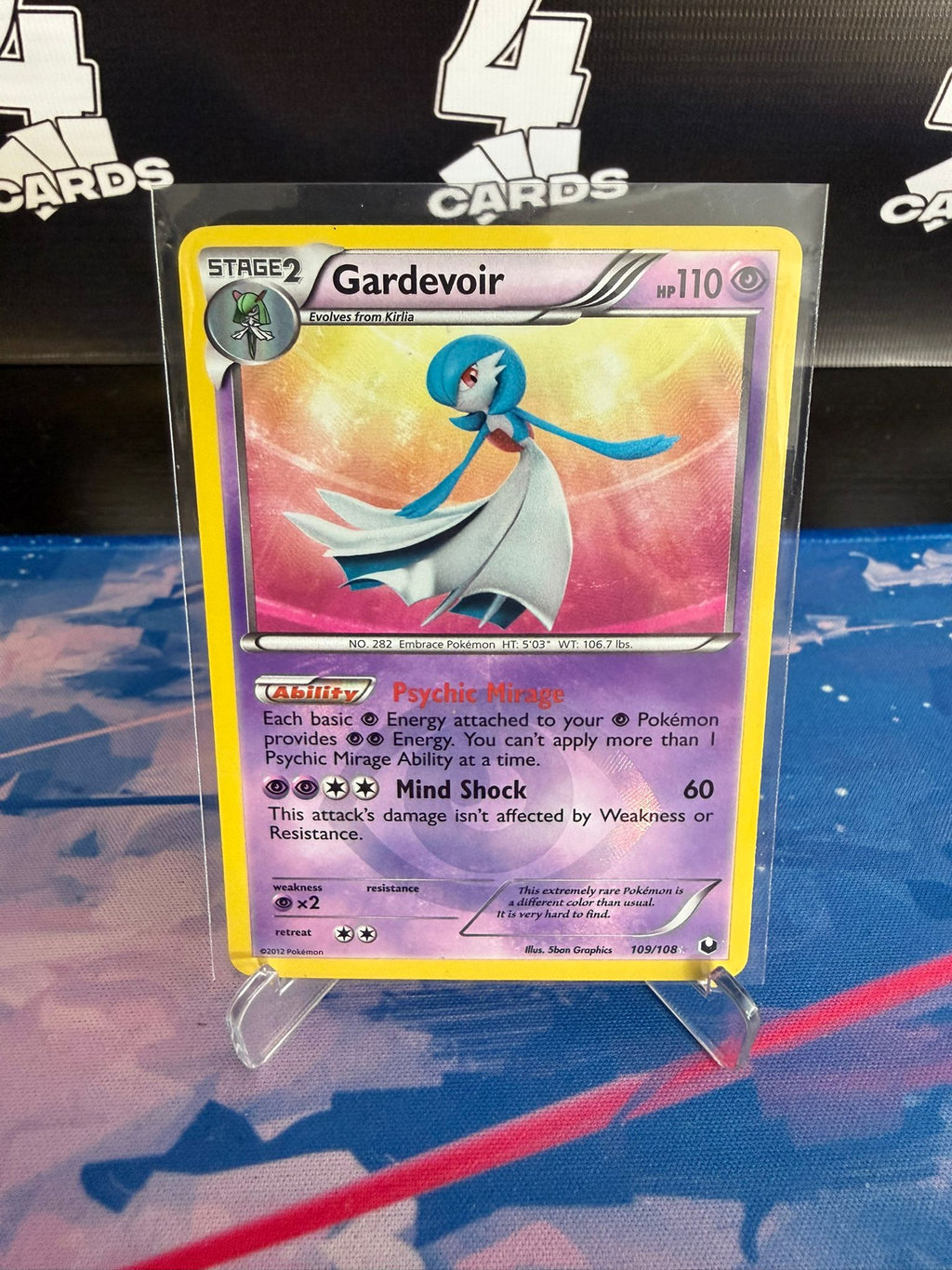POKÉMON GARDEVOIR 109 (2012 B&W DARK EXPLORERS) LIGHT PLAY