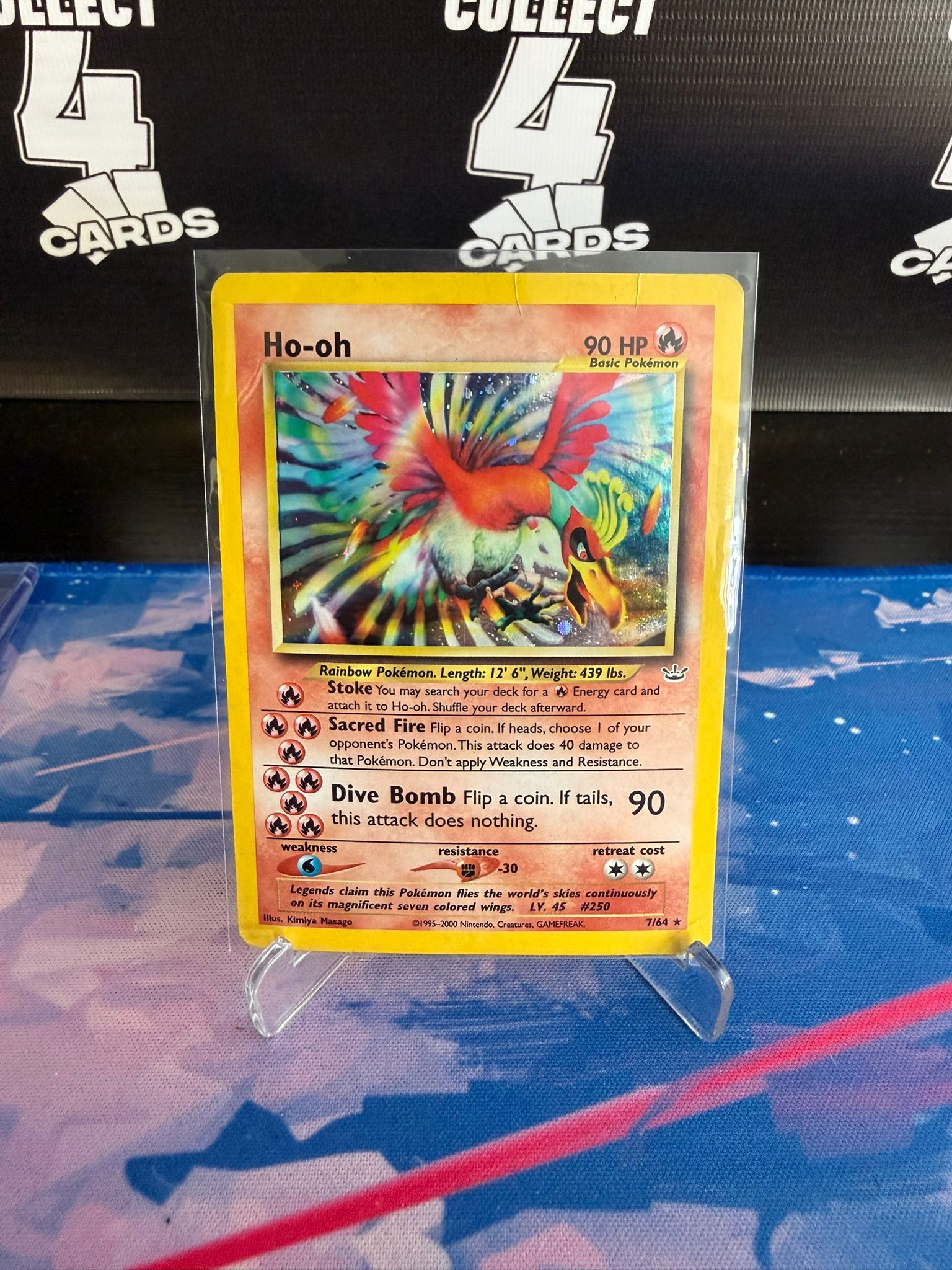 POKÉMON HO-OH HOLO [Double Holo Error] (2001 Neo Revelation) MOD PLAY
