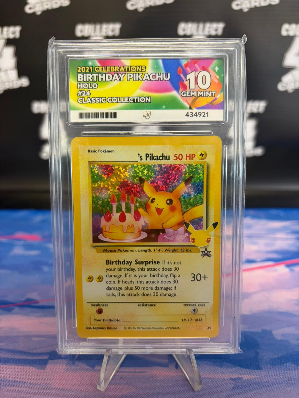 ACE 10 - BIRTHDAY PIKACHU 24 (2021 25th Celebrations)