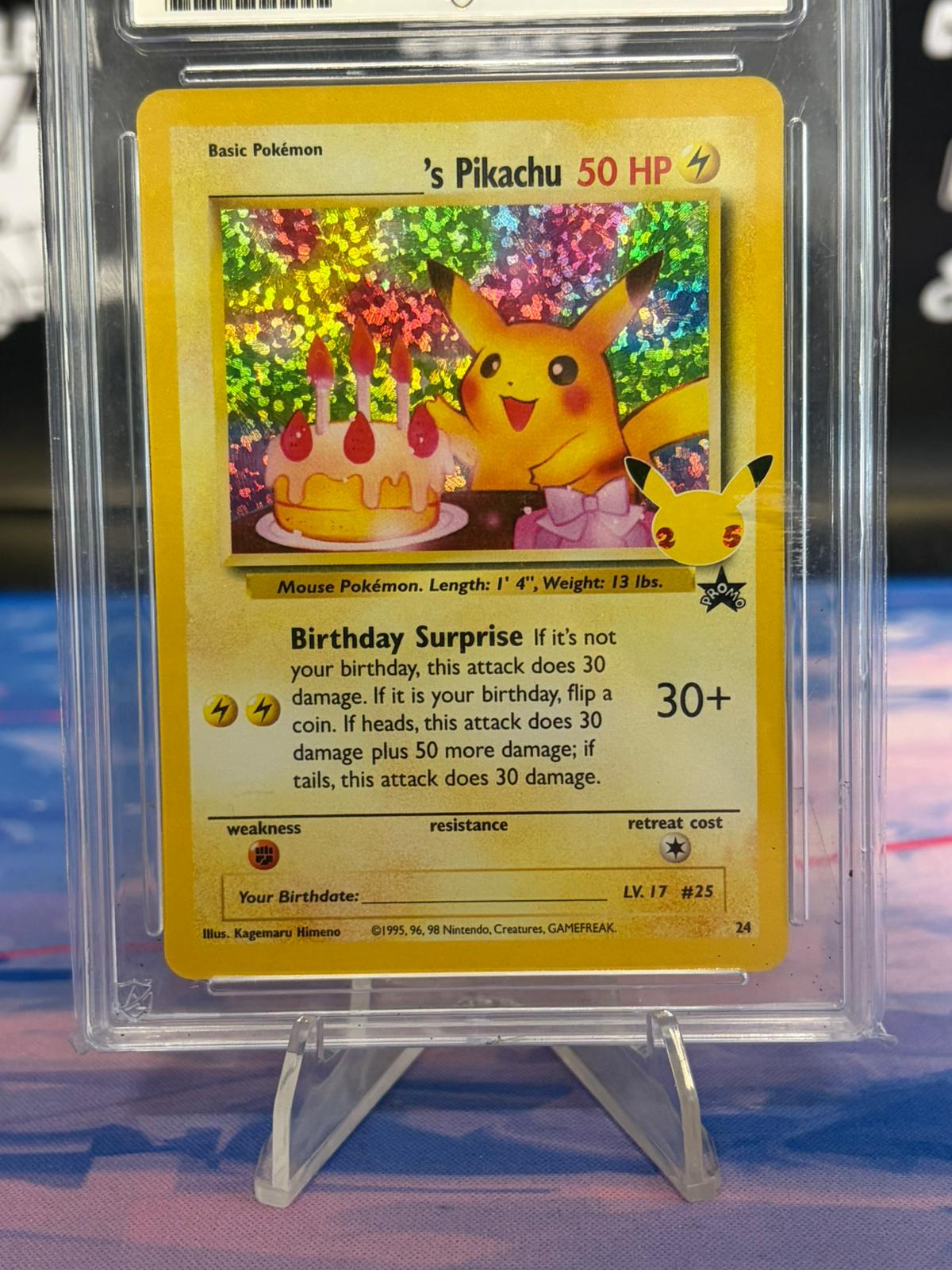 ACE 10 - BIRTHDAY PIKACHU 24 (2021 25th Celebrations)