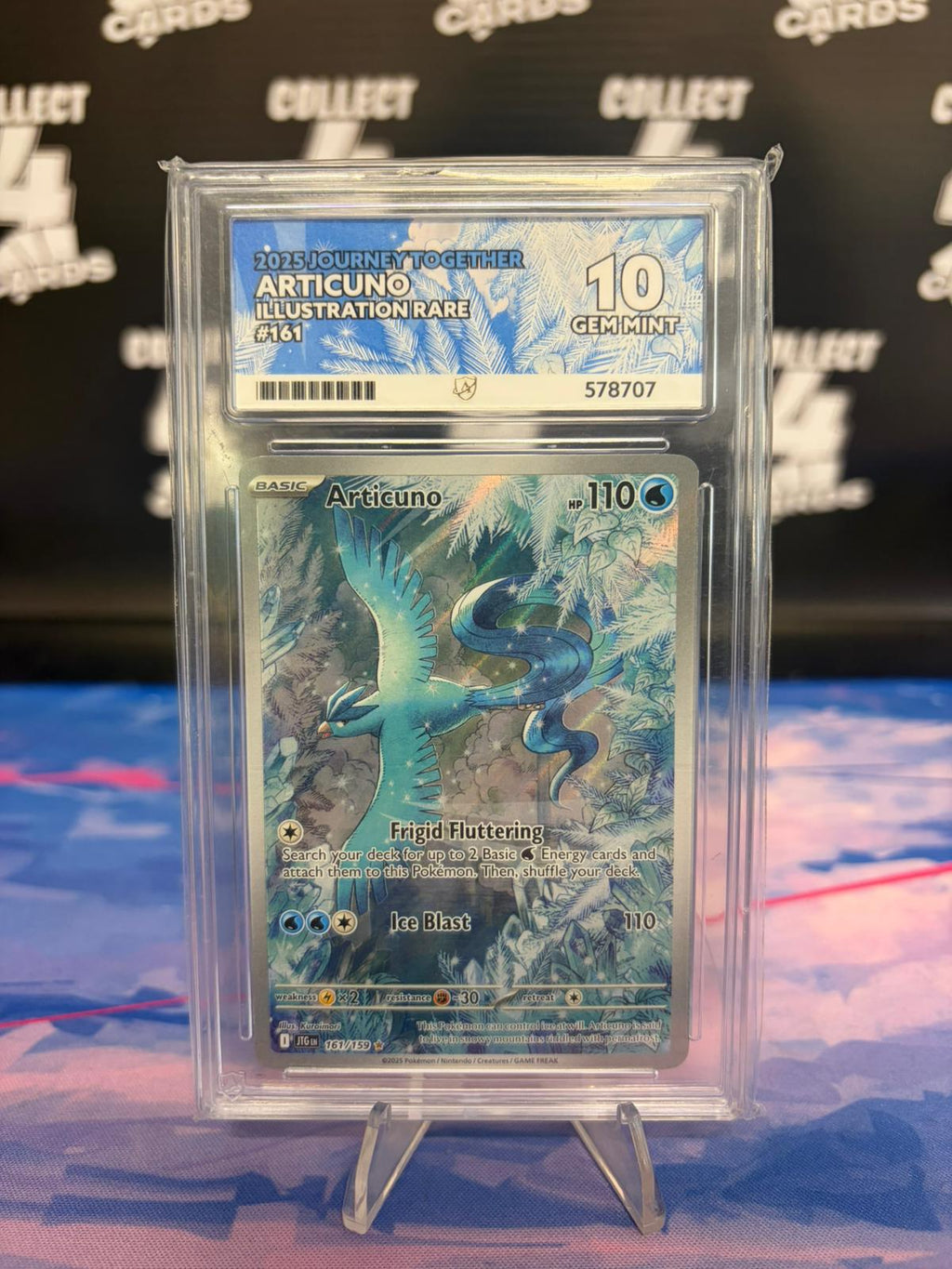 ACE 10 - ARTICUNO 161 ILLUSTRATION RARE (2025 Journey Together)