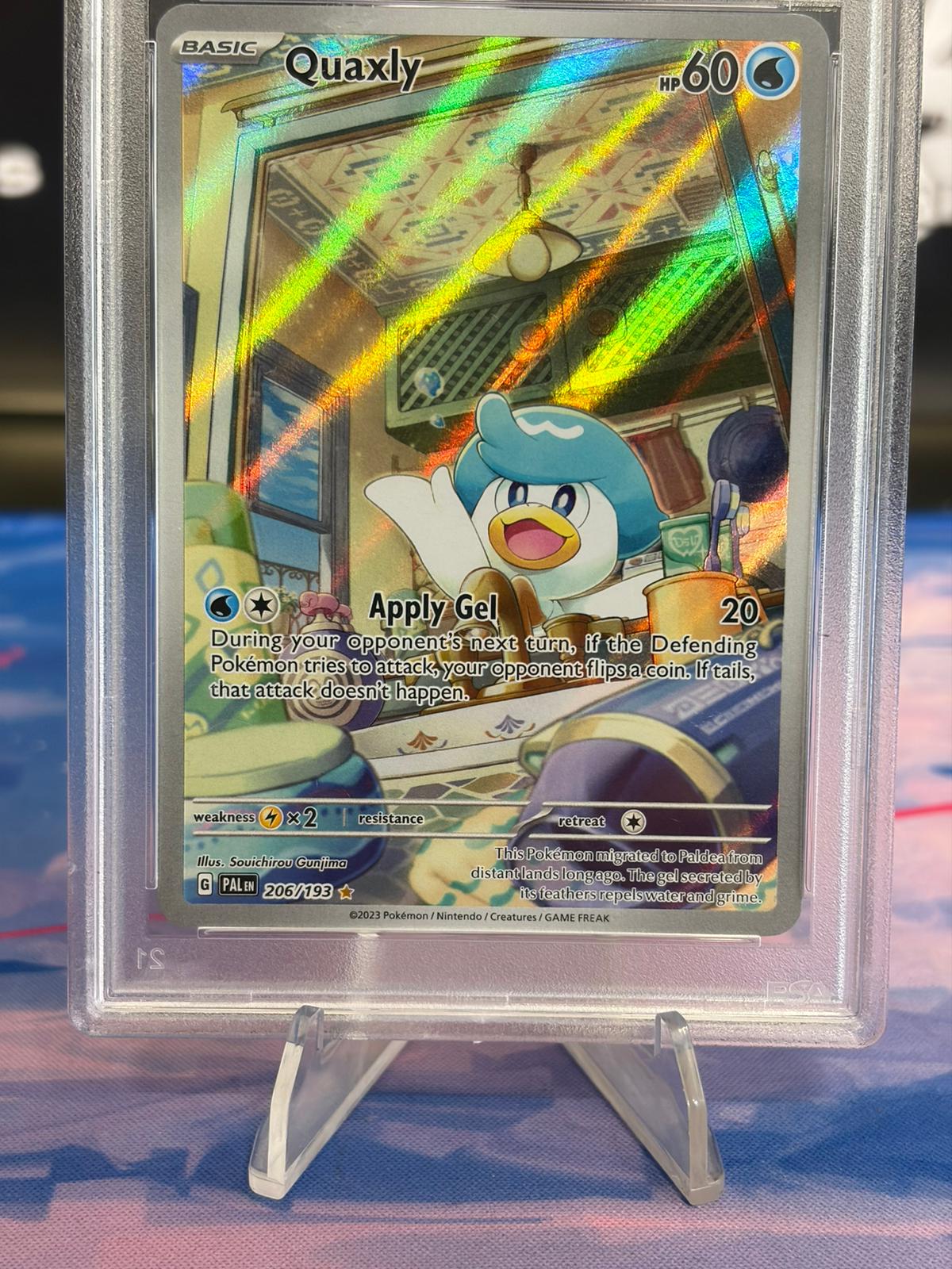 PSA 10 - POKÉMON QUAXLY 206 ILLUSTRATION RARE (2023 Paldea Evolved)