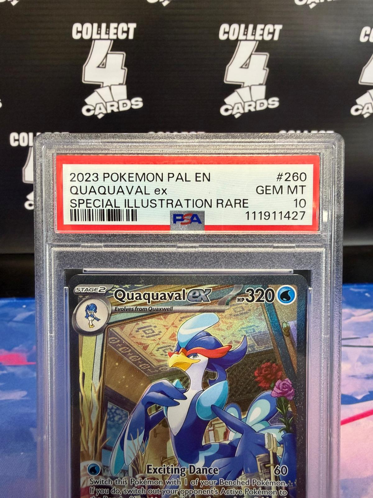 PSA 10 - POKÉMON QUAQUAVAL 260 SPECIAL ILLUSTRATION RARE (2023 Paldea Evolved)