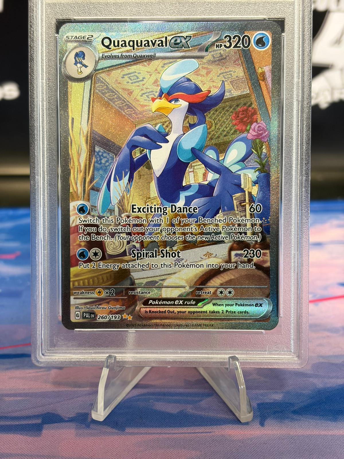 PSA 10 - POKÉMON QUAQUAVAL 260 SPECIAL ILLUSTRATION RARE (2023 Paldea Evolved)